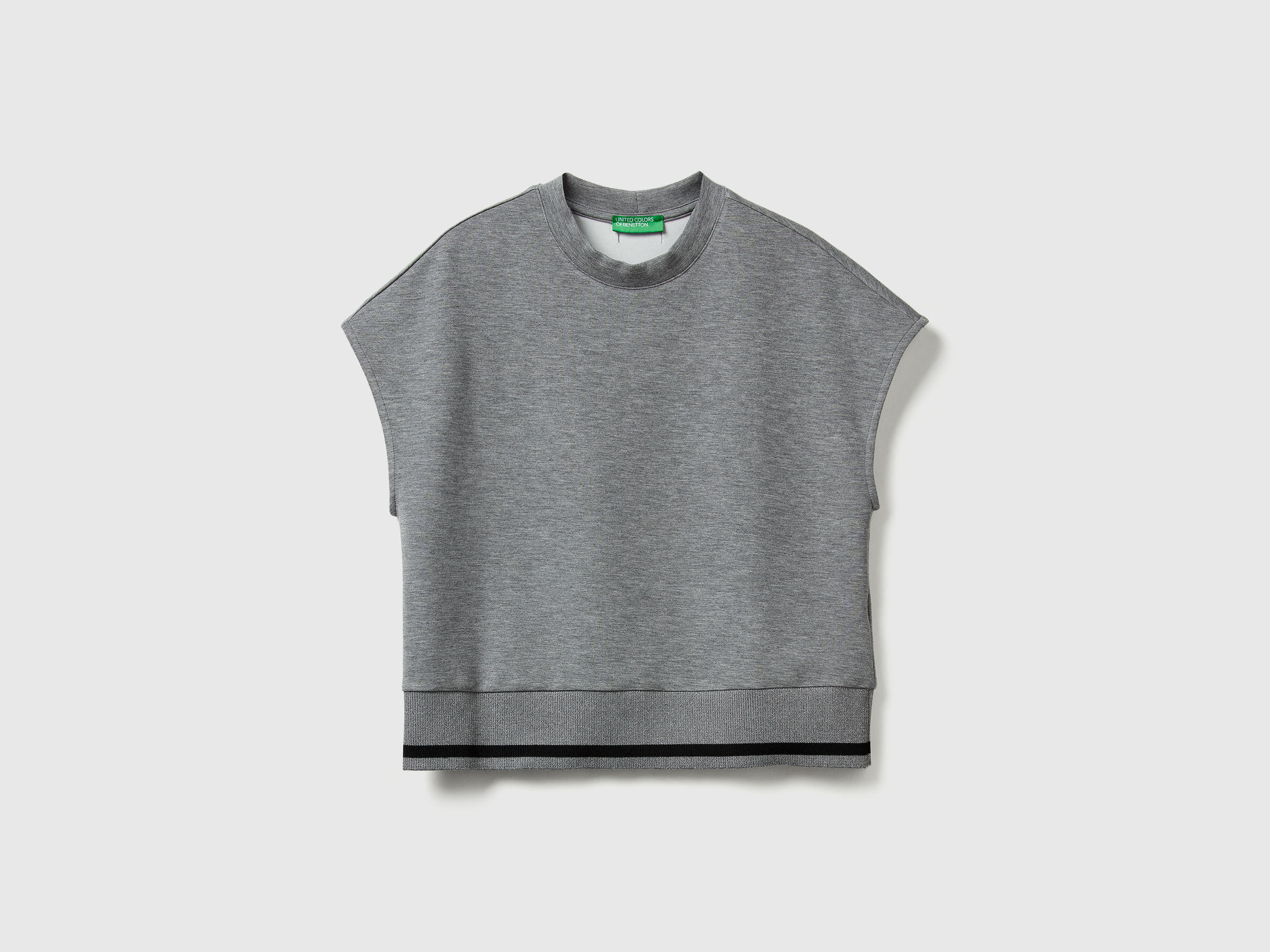 SLEEVELESS SWEATER Women image number 5